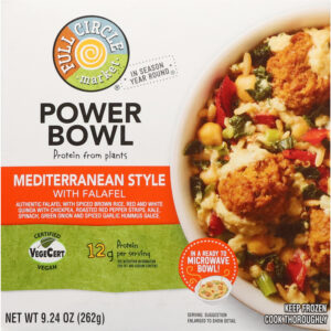 Full Circle Market Mediterranean Style Power Bowl with Falafel 9.24 oz