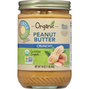 Full Circle Market Organic Crunchy Peanut Butter 16 oz