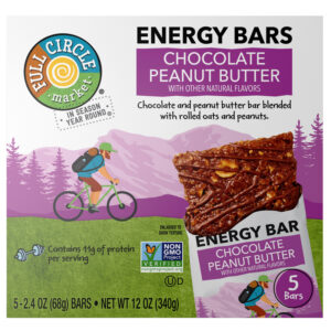 Full Circle Market Chocolate Peanut Butter Energy Bars 5 ea