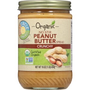 Full Circle Market Organic Crunchy Peanut Butter Spread 16 oz