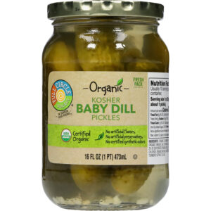 Full Circle Market Organic Kosher Baby Dill Pickles Fresh Pack 16 fl oz