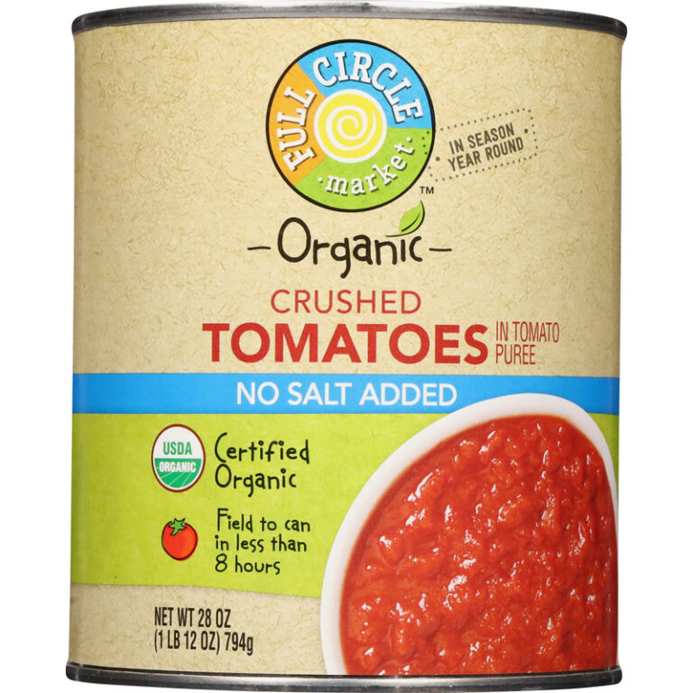 Full Circle Market Organic No Salt Added Crushed Tomatoes in Tomato Puree 28 oz