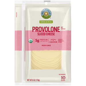 Full Circle Market Organic Provolone Sliced Cheese 10 Slices