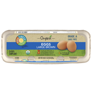 Full Circle Market Organic Brown Large Eggs 12 Each